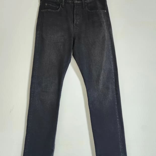 캐피탈 14oz 블랙 데님 몽키 시스코 32사이즈