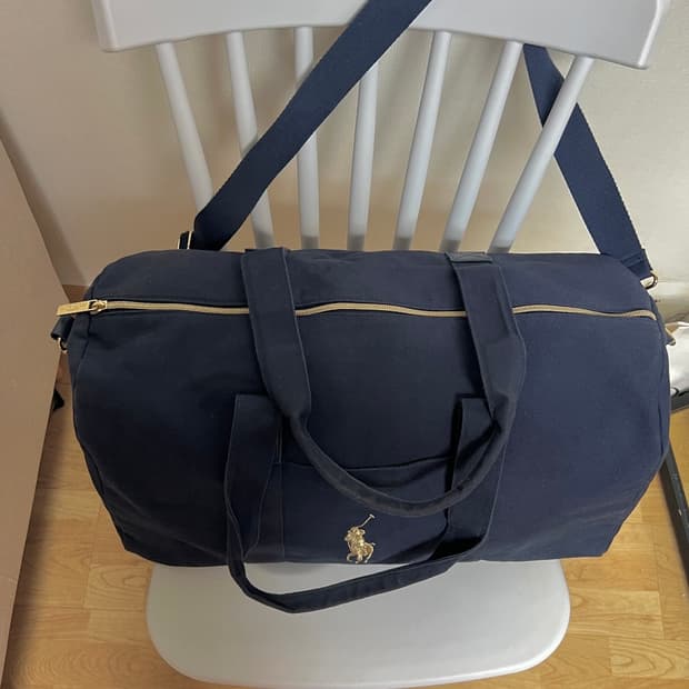 정품 빅포니 랄프로렌 네이비 보스턴백