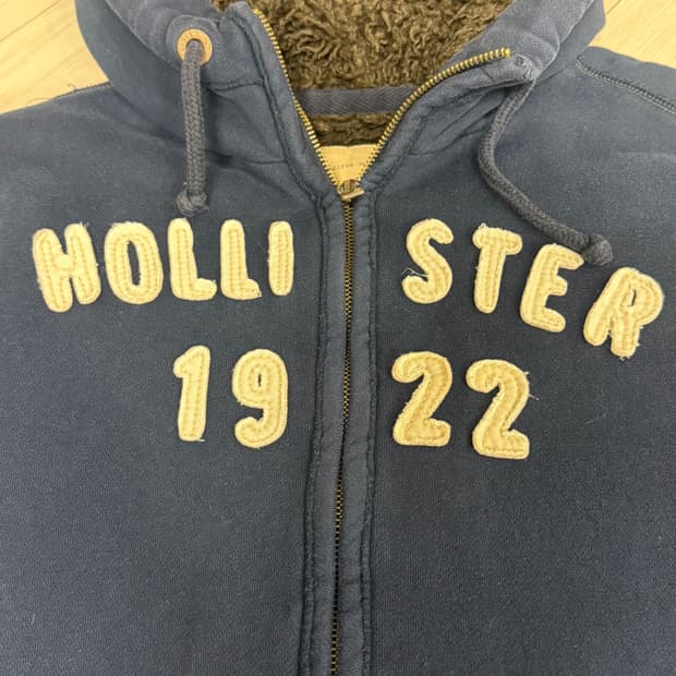 홀리스터 네이비 후드집업