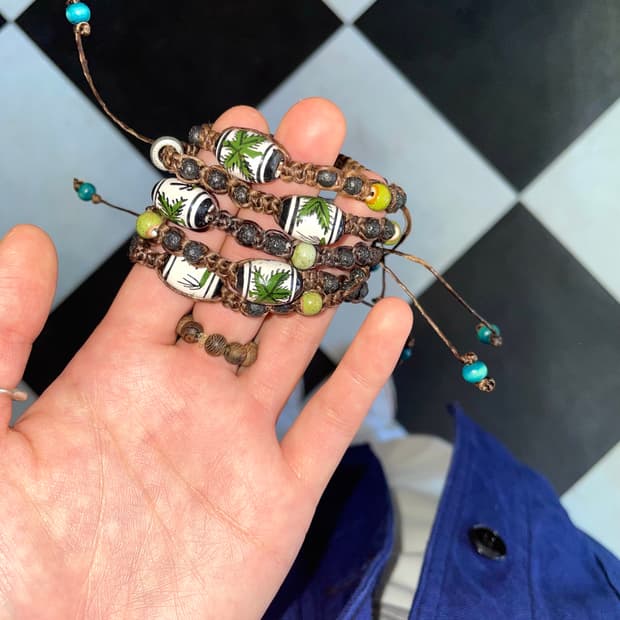 ••Bracelet•• 마크라메 대마 팔찌