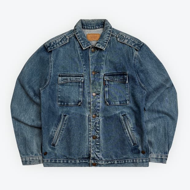 [L] Levi’s M-65 denim field jacket