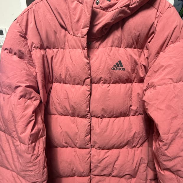 아디다스 핑크 패딩