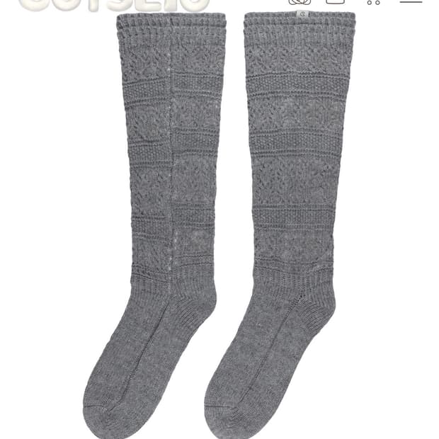 코이세이오 MORI KNEE SOCKS CHARCOAL