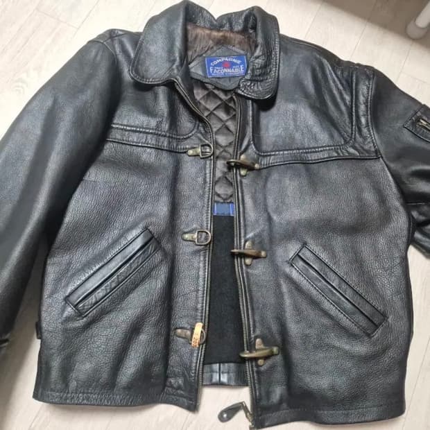 리얼레더 파이어맨 자켓