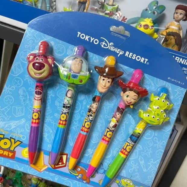 토이스토리 도쿄 디즈니 볼펜세트 미개봉 새상품