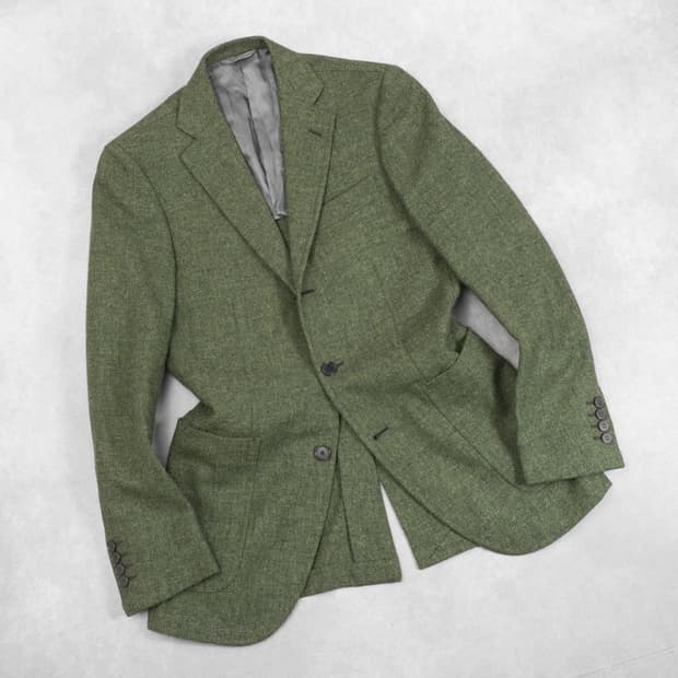 Ships 그린 트위드 자켓 Reid & taylor