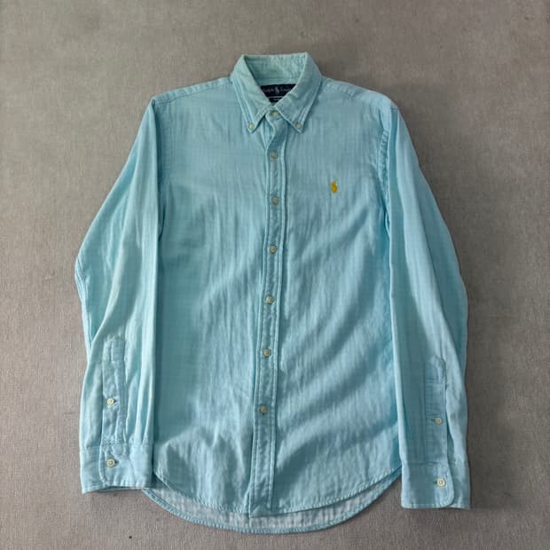 95 폴로랄프로렌 스카이블루 코튼 셔츠