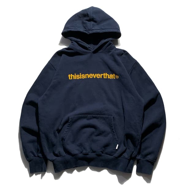 디스이즈네버댓 네이비 후드티  