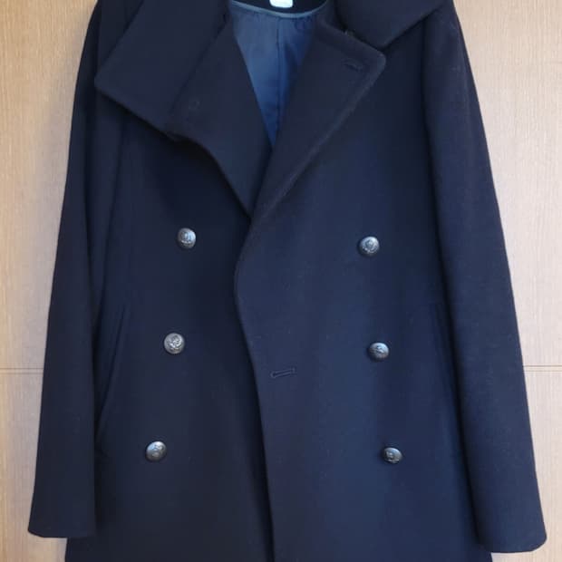 클럽모나코 울100 피코트 여성 아우터 하프코트 다크네이비