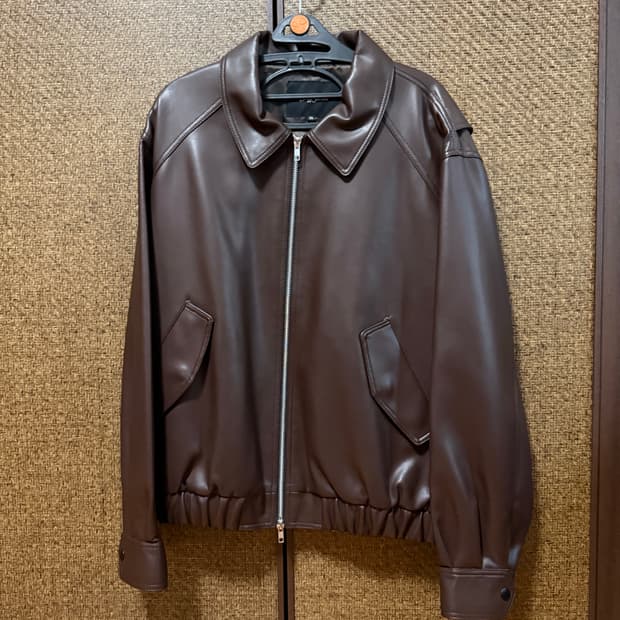도프제이슨 비건 레더 자켓 XL