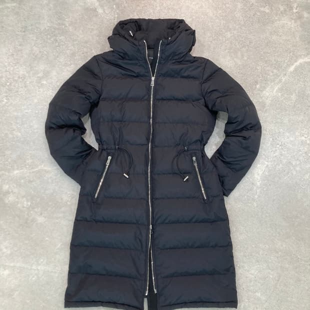 (S) 띠어리 롱패딩 블랙