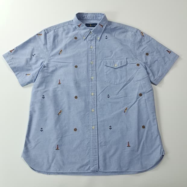 CK201 XL 폴로 클래식블루 마린 반팔 셔츠 남방