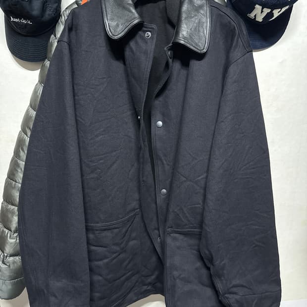 25fw 코모리 레더카라데님자켓 3사이즈