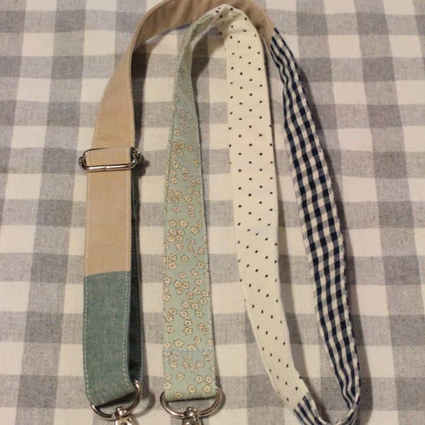 핸드메이드 패치워크 가방끈 숄더끈