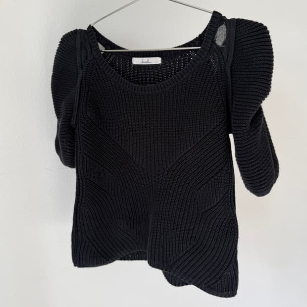 Dazzlin 반팔 니트