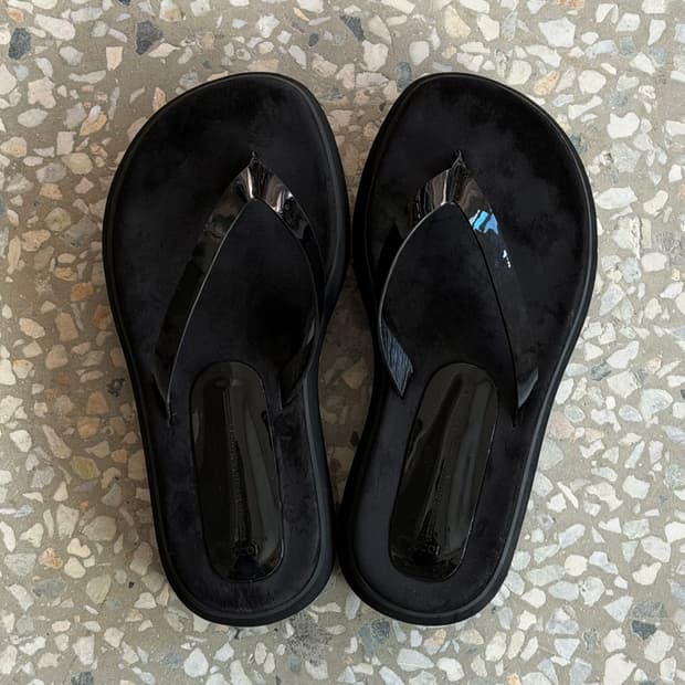 오소이 보트 플립플랍 쪼리 블랙 