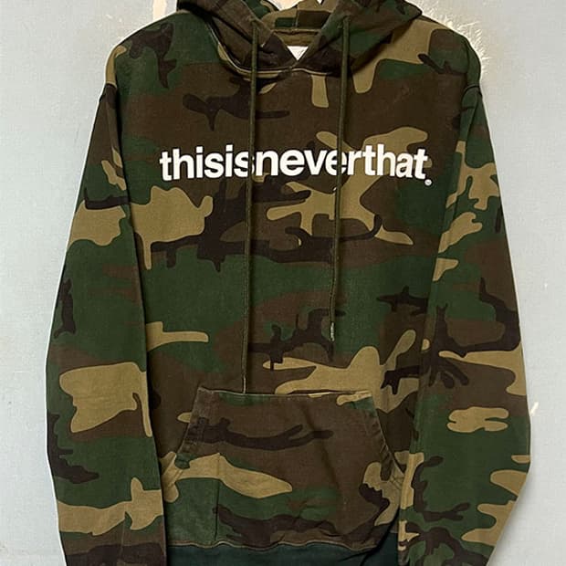 디스이즈네버댓 카모플라쥬 남자 후드티 겨울 95-100 