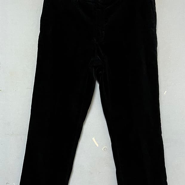 POLO 폴로 남자 코듀로이팬츠 블랙 캐주얼 일자핏 L 33