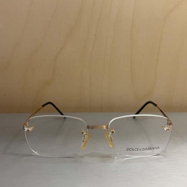 돌체앤가바나 DG 364 709 골드 럭셔리 무테 안경
