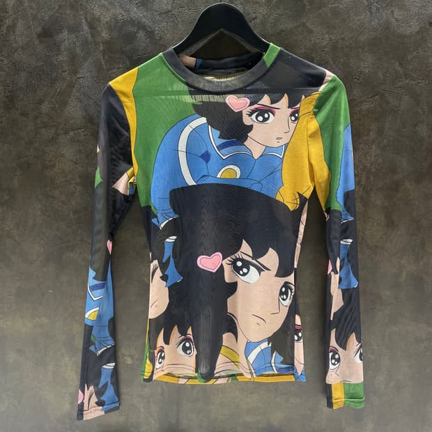 하니 프린팅 시스루 탑