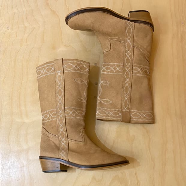VTG suede western boots 스웨이드 웨스턴 부츠