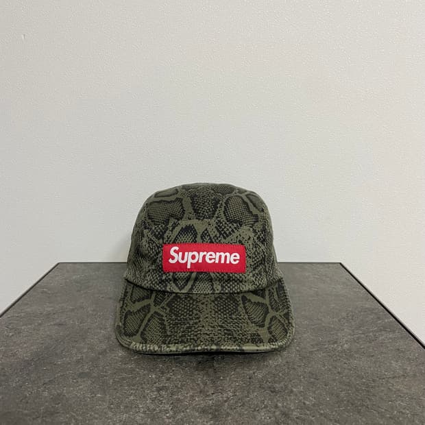(OS) 슈프림 박스로고 캠프캡 모자 24SS 스네이크