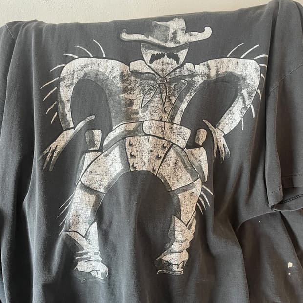 Vtg cowboy t shirt