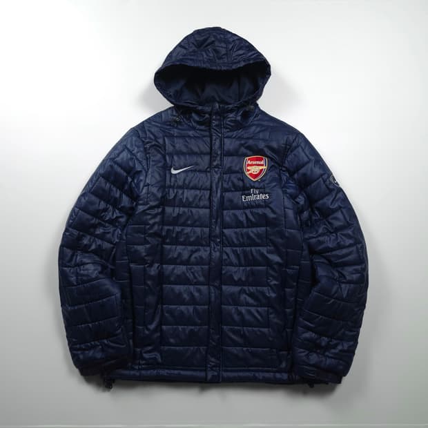00s 나이키 아스날 FC 레트로 푸퍼 자켓 (100)