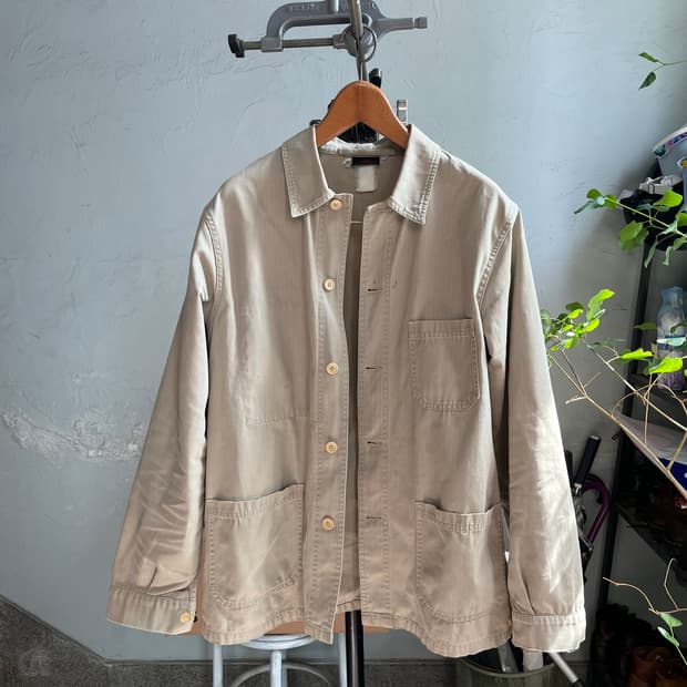 [프랑스산/희귀] 베트라(Vétra) 헤링본 코튼 프렌치 워크 자켓