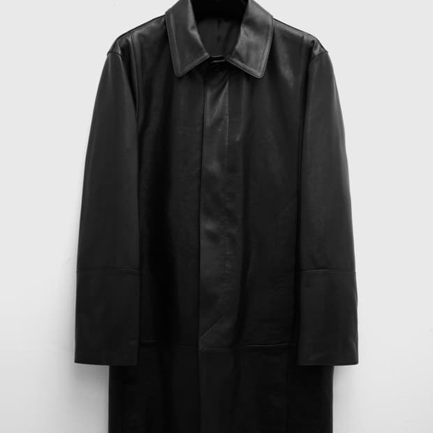 [S] 25fw 유스 레더 카코트