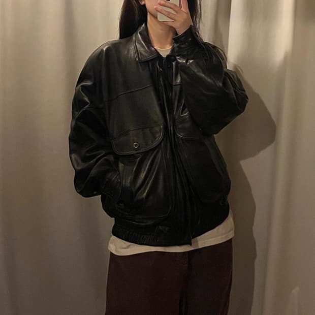 DIMAGGIO 가죽 자켓