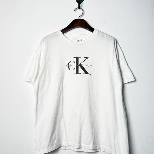 90s CK 티셔츠 (MADE IN USA)