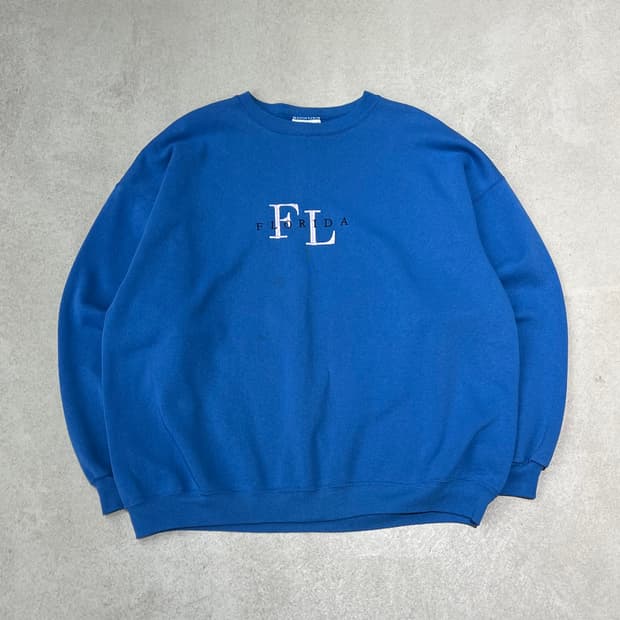 헤인즈 플로리다 자수 스웻셔츠 s09878