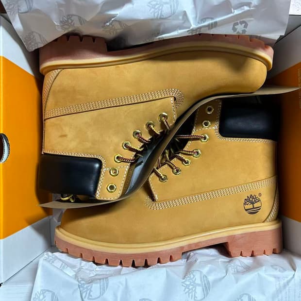 팀버랜드 프리미엄 6인치 워터프루프 부츠 위트 누벅 280mm