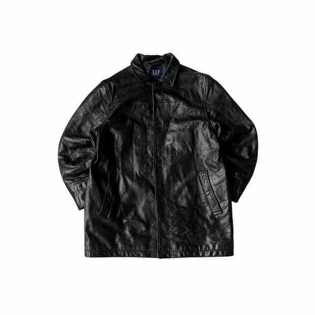 올드 갭 레더 카코트 Old gap leather car coat