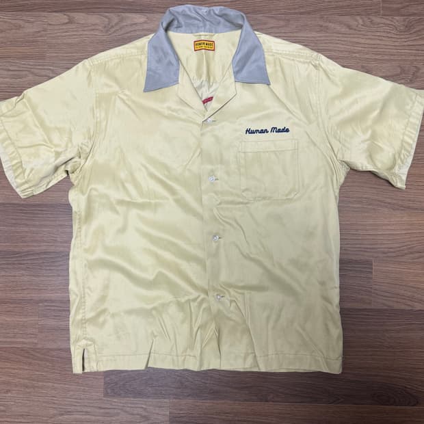 휴먼메이드 레이온 반팔 셔츠