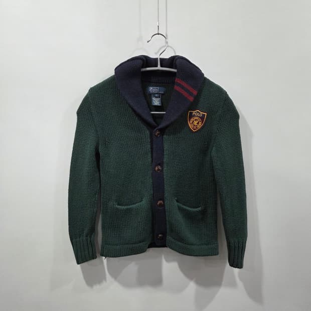 폴로랄프로렌 키즈 숄카라 니트 가디건 6