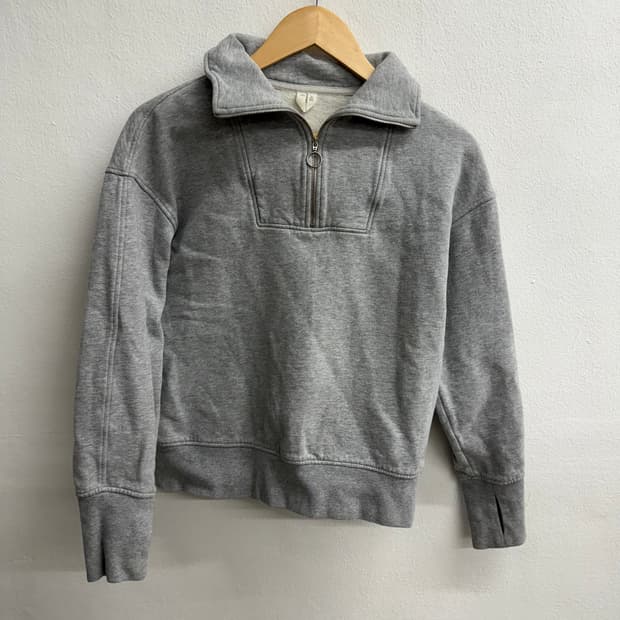 아르켓 소프트 하프집업 스웻셔츠 (XS)