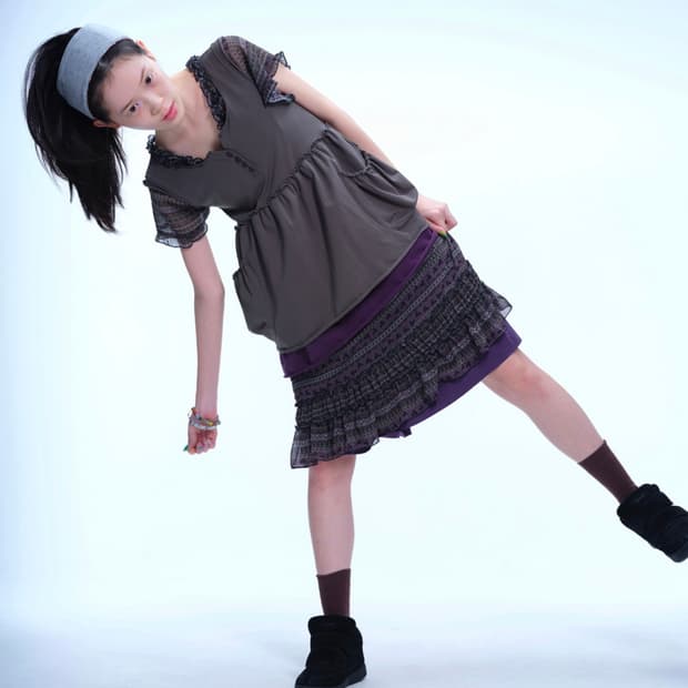 코이세이오 SHIRRING POCKET SLEEVELESS CHARCOA