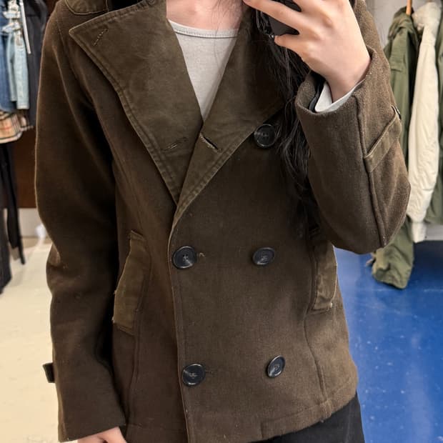 1990s Stussy 스투시 USA 피코트 자켓