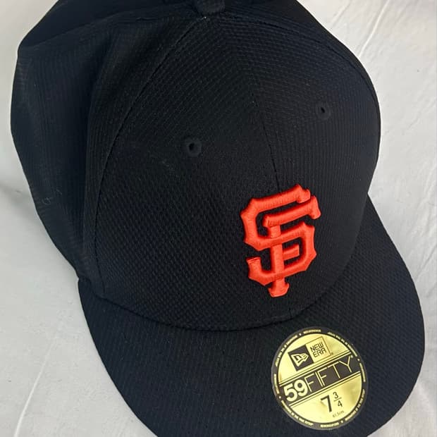 뉴에라 59fifty 센프란시스코 다이아몬드에라 오렌지 피티드 캡