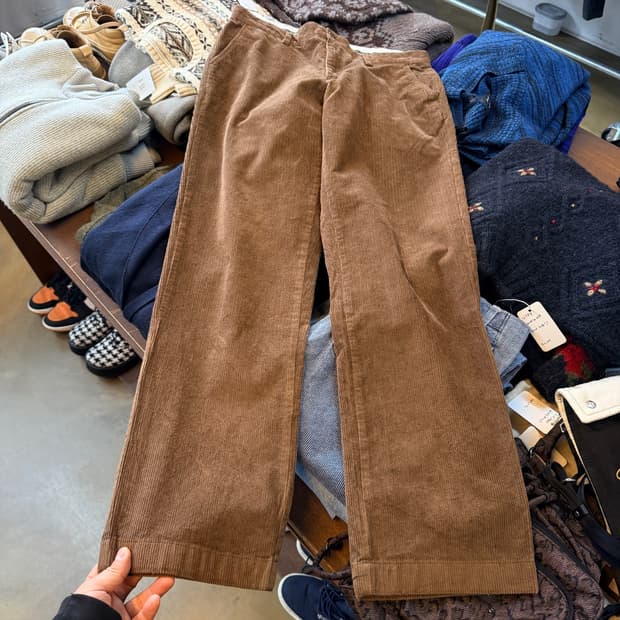 엘엘빈 코듀로이 팬츠 인도생산