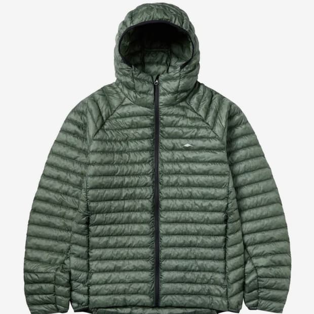 고요웨어 경량패딩 파인그린
