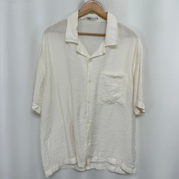 자라 남자 하늘하늘한 셔츠 남방 L /퀸