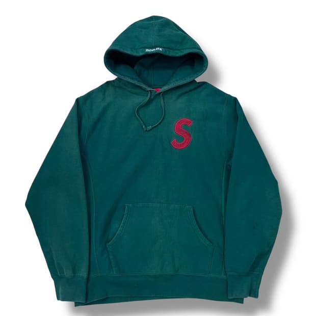 105 슈프림 20FW S로고 후드티