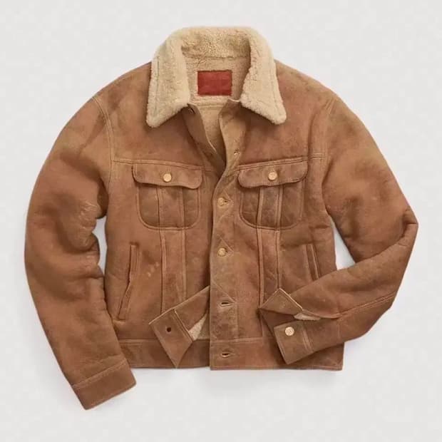 더블알엘 시어링 자켓 