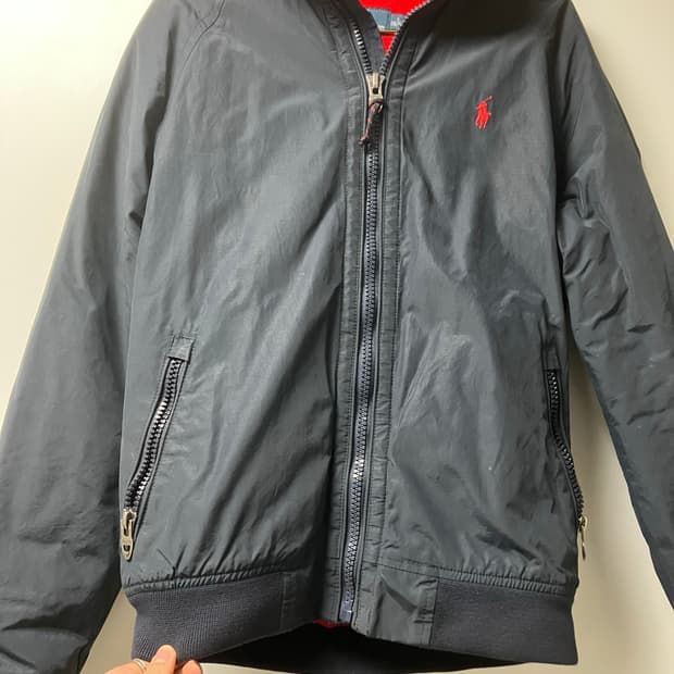 폴로랄프로렌 자켓 블루종 기모 네이비 s사이즈