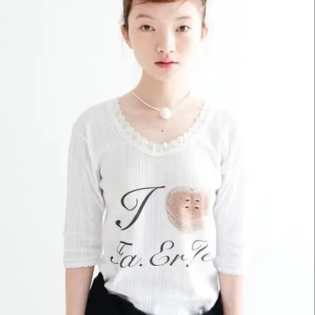 샵페어리 레이스 7부티셔츠