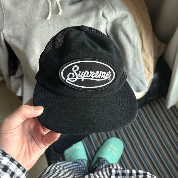 슈프림 테리 매쉬백 캡 모자