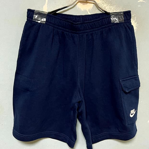 NIKE 나이키 클럽 카고 쇼츠 기모 프렌치테리 캐주얼 운동복 XL 34